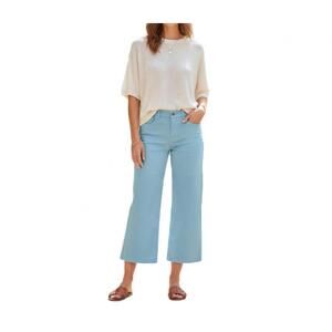 NEW JOUJOU wide leg crop culotte pants in bahama blue